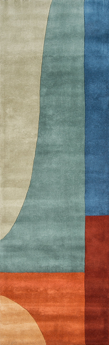 Momeni New Wave  Multi  Contemporary