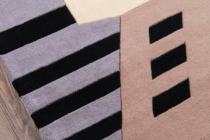 Momeni New Wave  Black  Contemporary