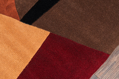 Momeni New Wave  Pomegranate  Contemporary