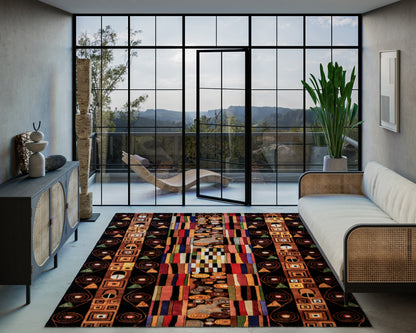 Momeni New Wave  Black  Contemporary