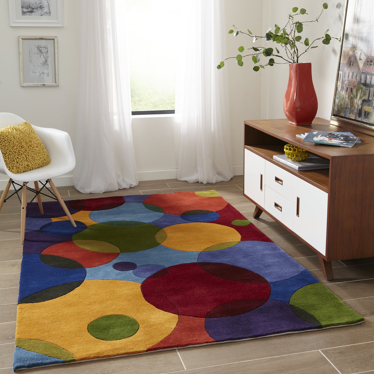 Momeni New Wave  Multi  Contemporary