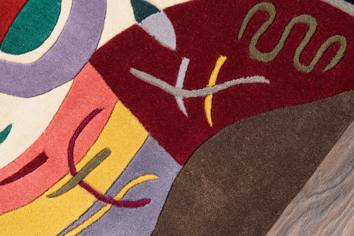 Momeni New Wave  Multi  Contemporary