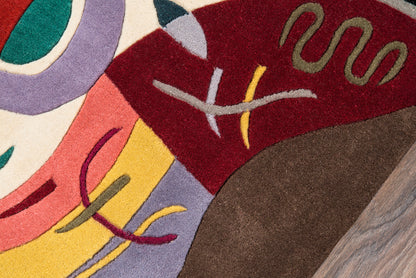 Momeni New Wave  Multi  Contemporary