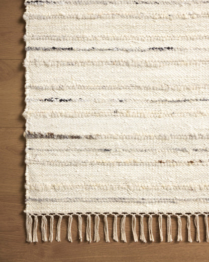 Magnolia Home by Joanna Gaines x Loloi Nico  Ivory Stone Contemporary