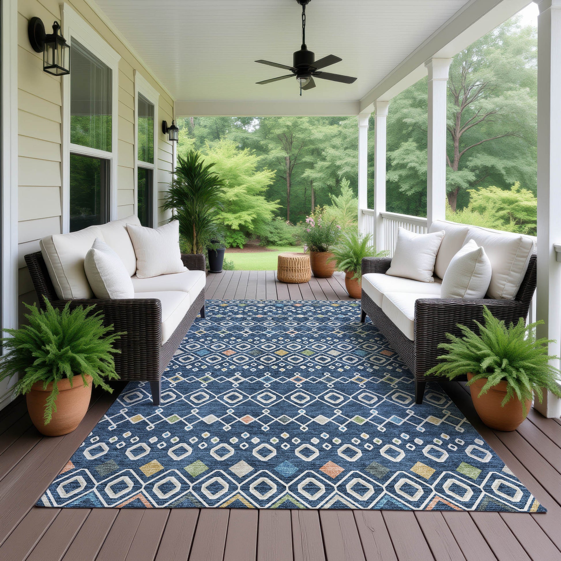 Dalyn Rugs Neo  Navy  Transitional