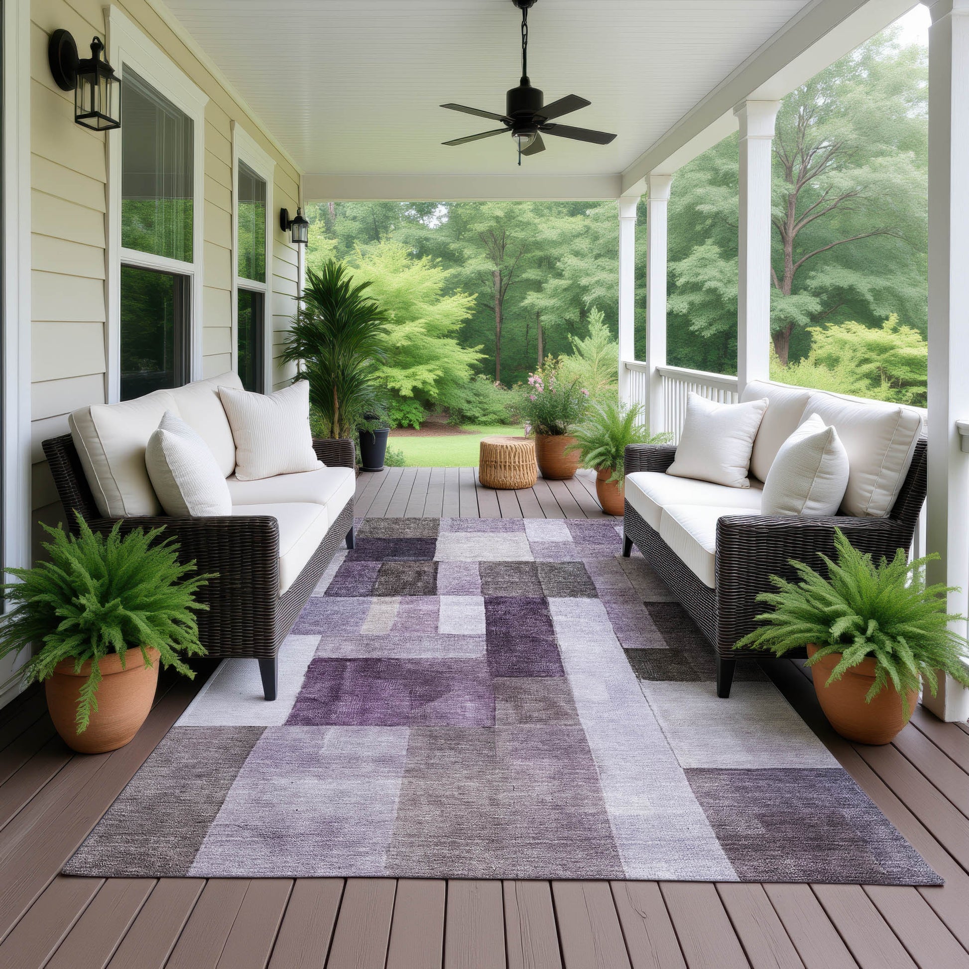 Dalyn Rugs Neo  Eggplant  Transitional