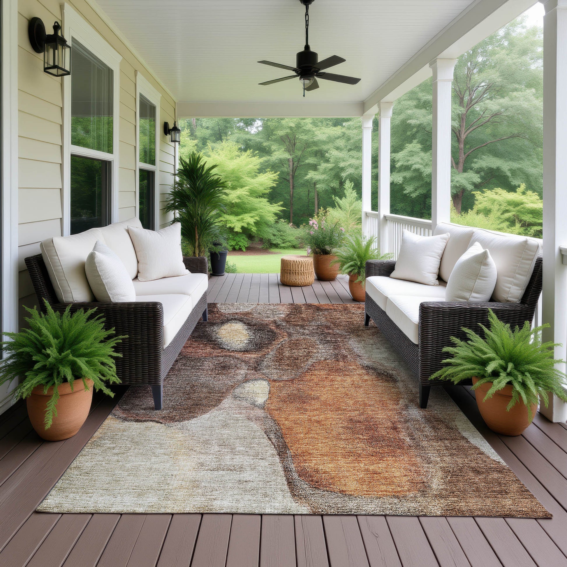 Dalyn Rugs Neo  Coffee  Transitional