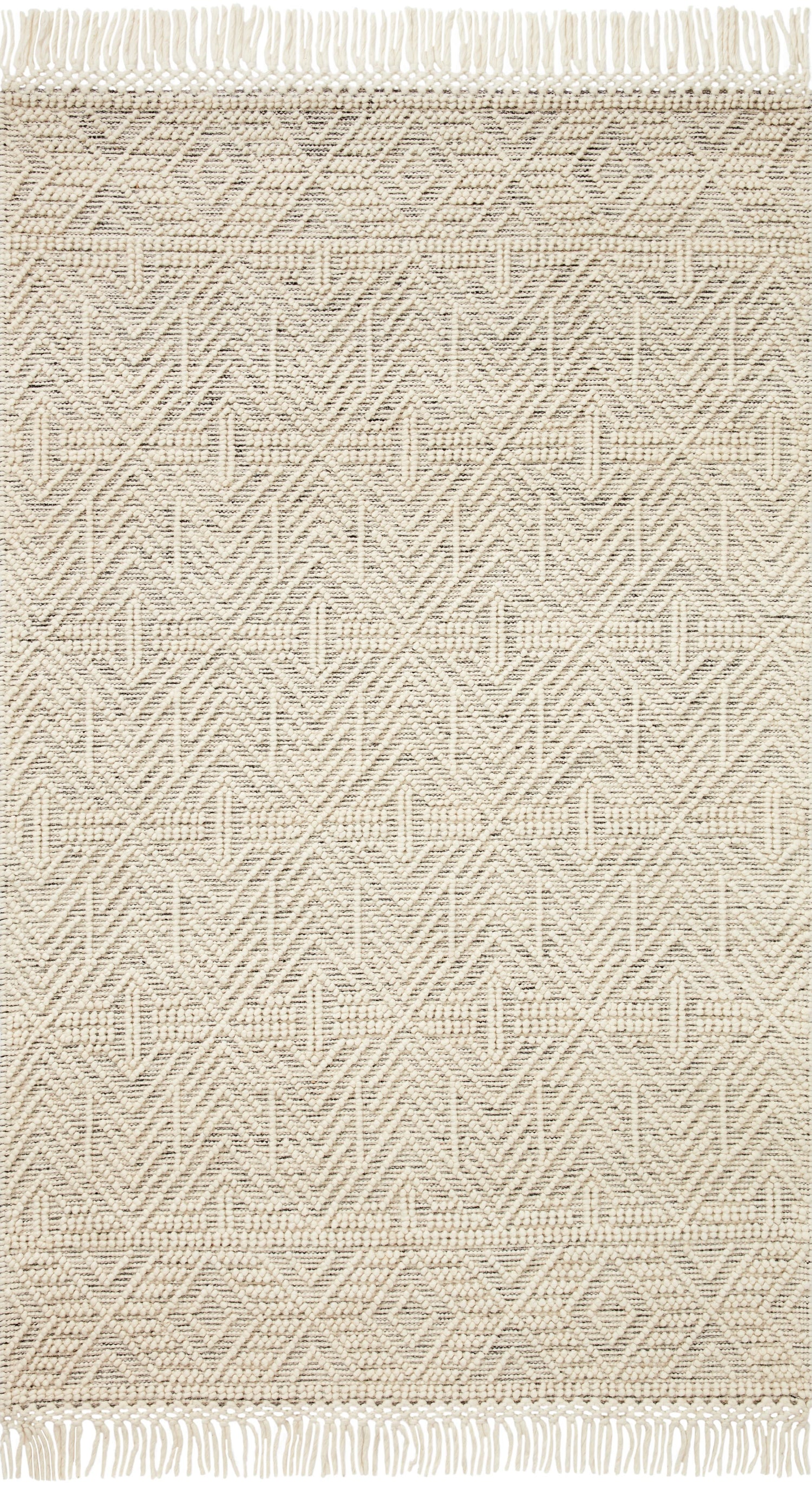 Loloi Noelle  Ivory Black Contemporary