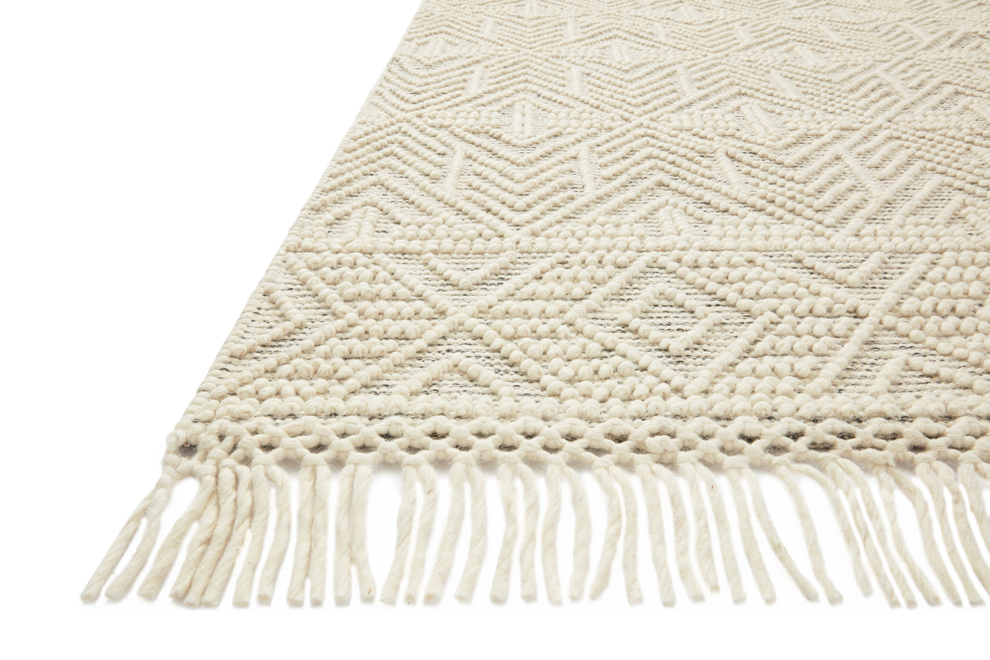 Loloi II Noelle  Ivory Black Contemporary