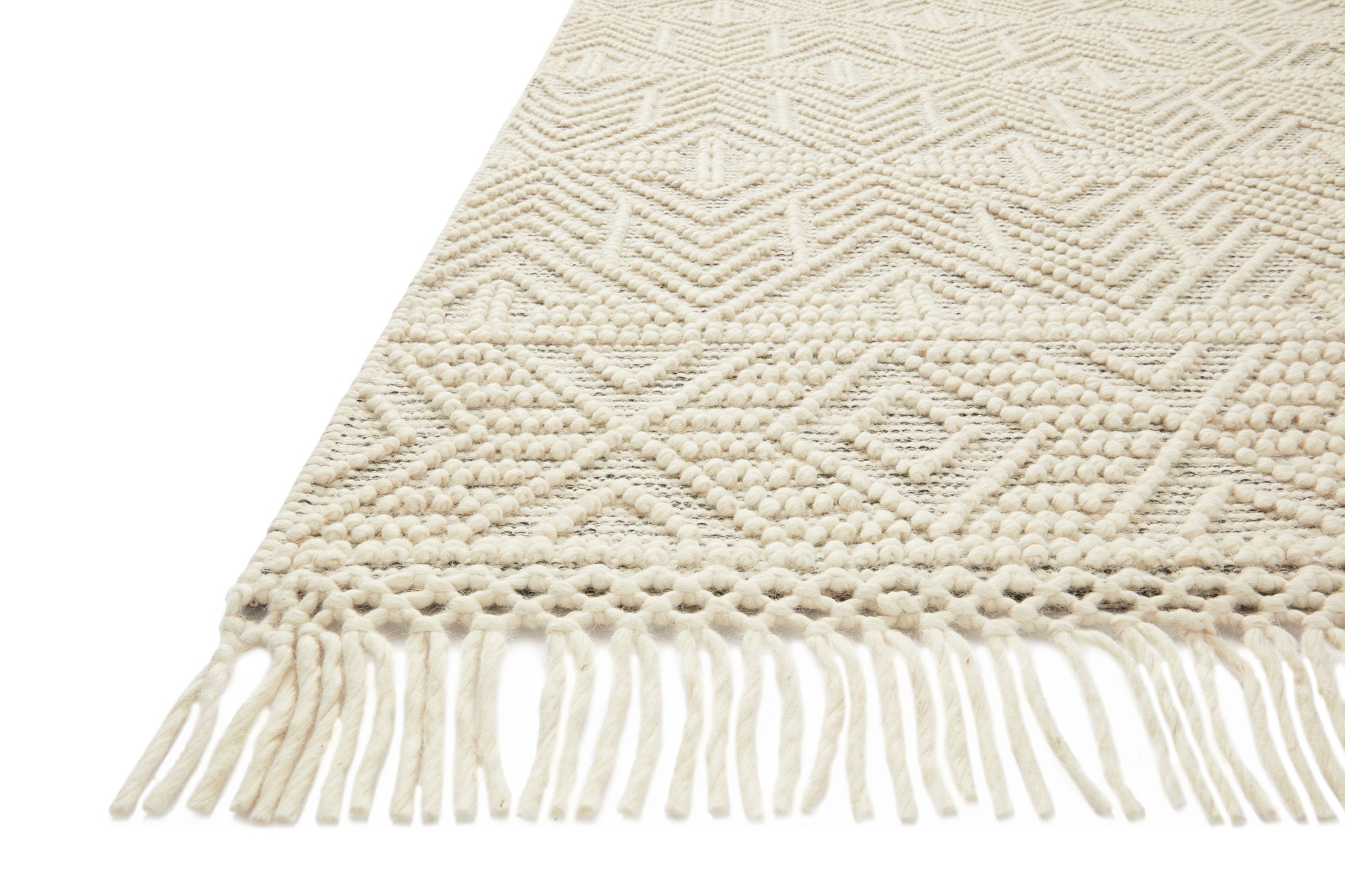 Loloi II Noelle  Ivory Black Contemporary