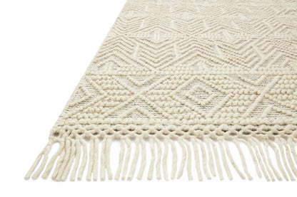 Loloi II Noelle  Ivory Black Contemporary