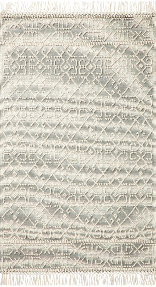 Loloi II Noelle  Ivory Blue Contemporary