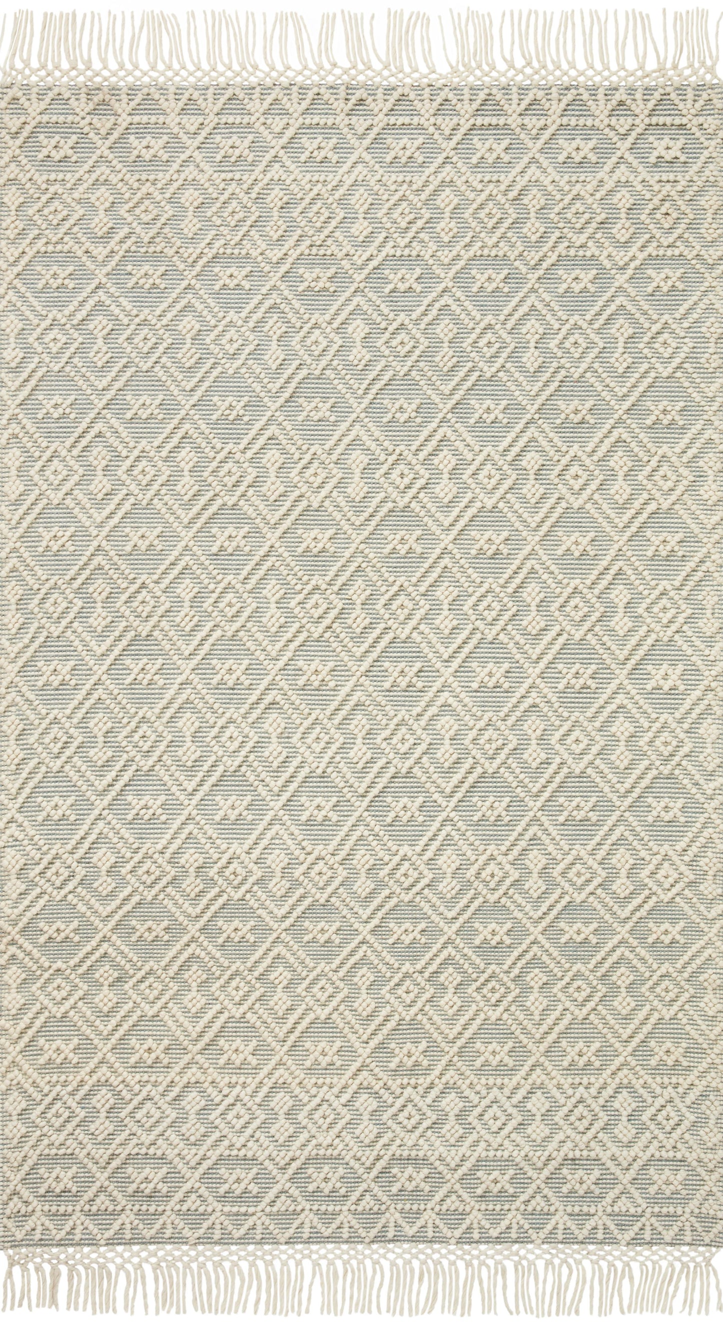 Loloi II Noelle  Ivory Blue Contemporary