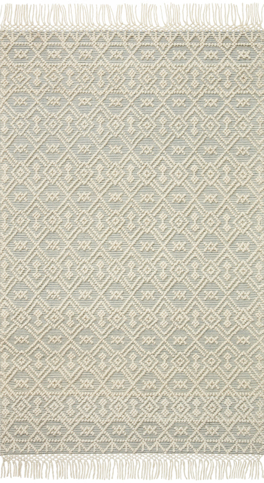 Loloi II Noelle  Ivory Blue Contemporary