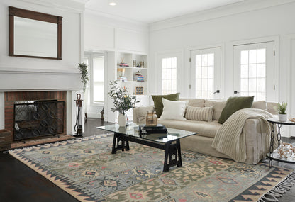 Momeni Nomad  Blue  Traditional