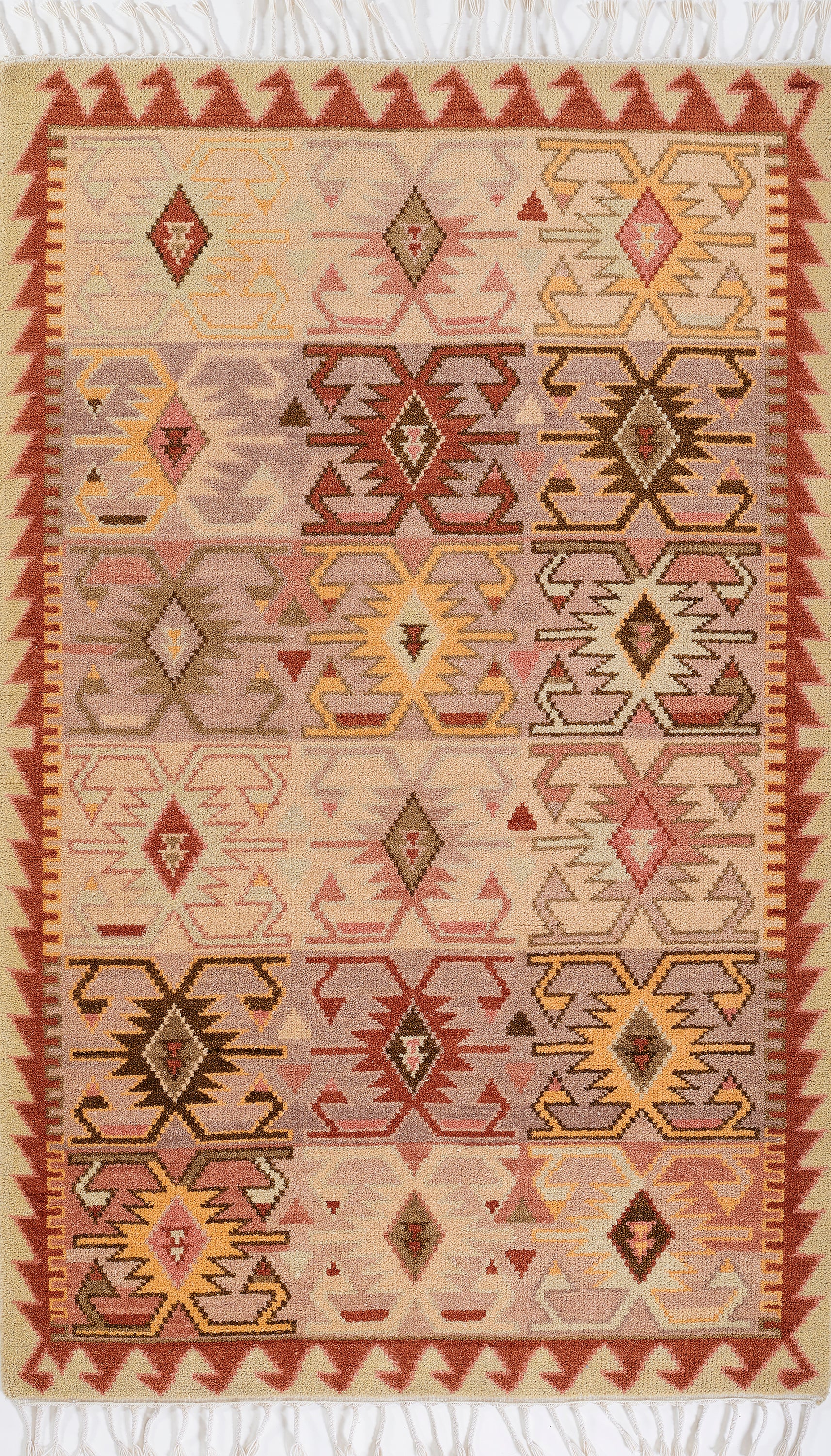 Momeni Nomad  Rust  Traditional
