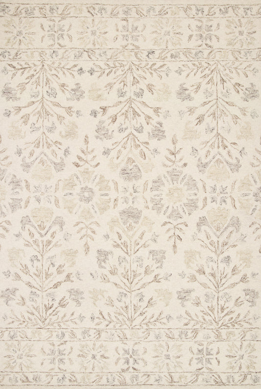 Loloi Norabel  Ivory Neutral Contemporary