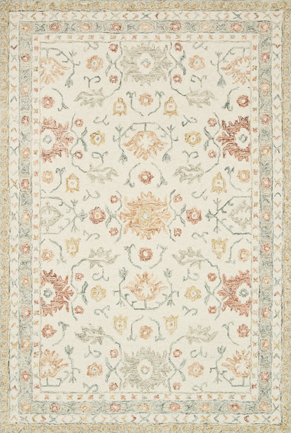 Loloi Norabel  Ivory Rust Contemporary
