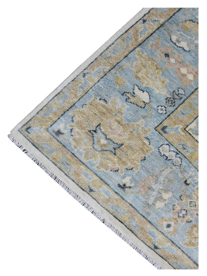Artisan Priscilla Ivory Lt.Blue Traditional Knotted Rug - Rugs - Artisan - Atlanta Designer Rugs