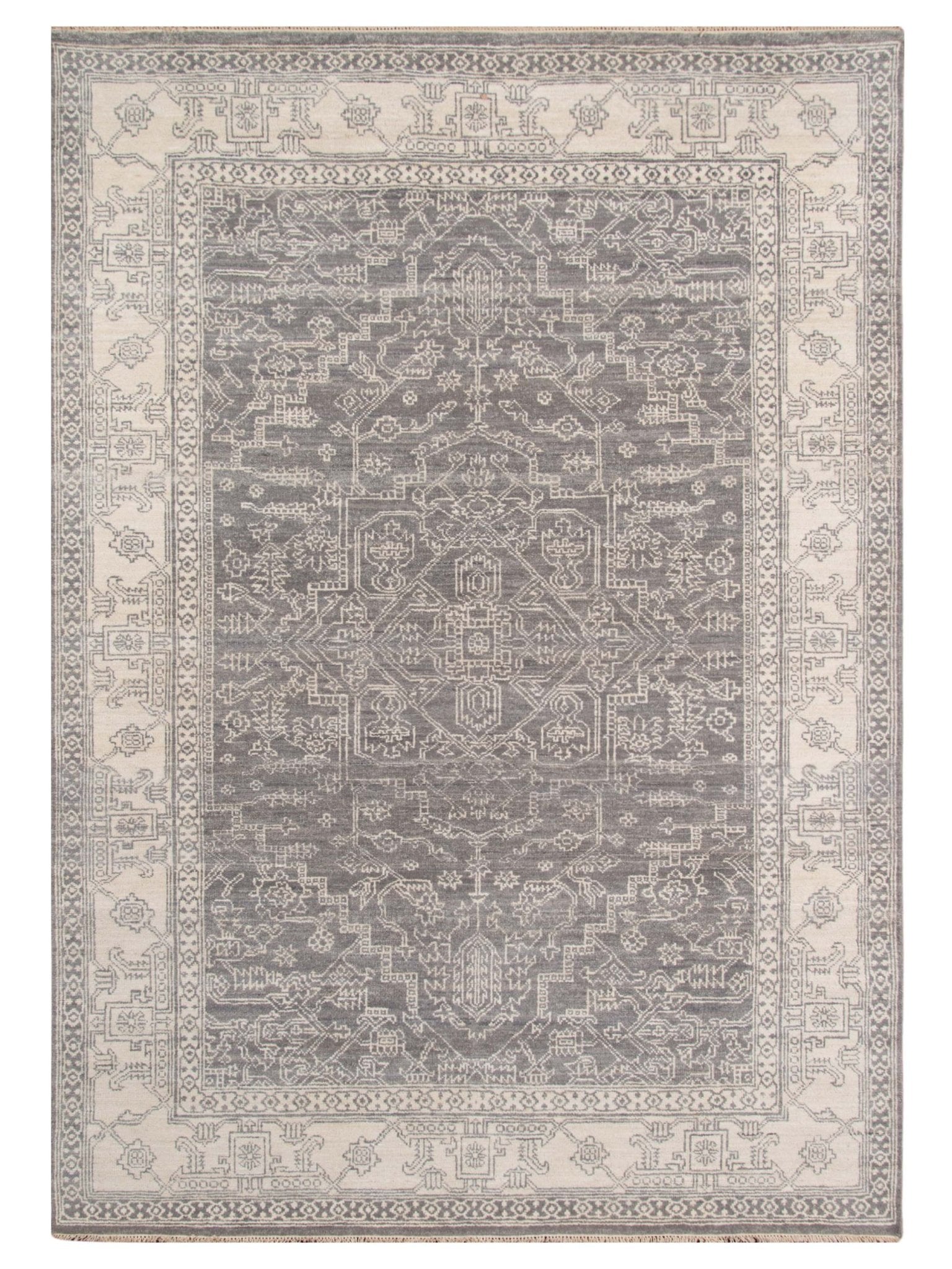Limited NEWCASTLE NE-304 SILVER SAND Traditional Knotted Rugs – Atlanta ...
