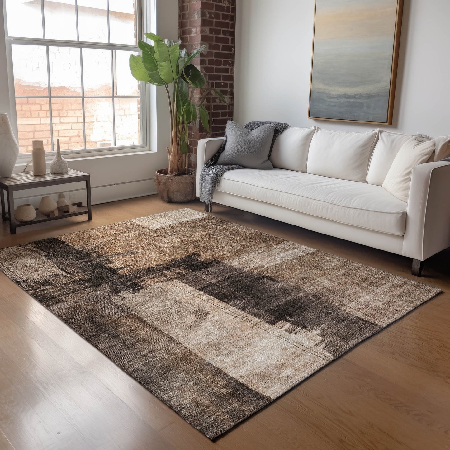 Dalyn Rugs Nouveau  Brown  Contemporary