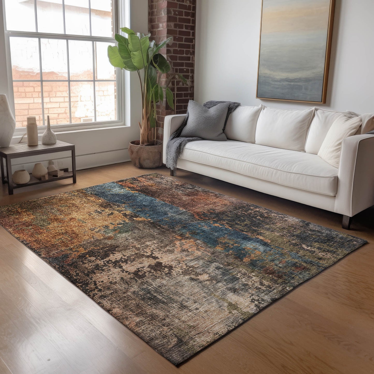 Dalyn Rugs Nouveau  Blue  Contemporary