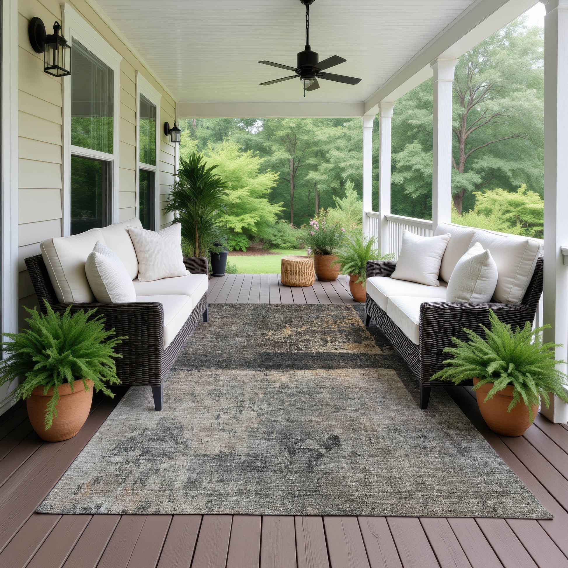 Dalyn Rugs Nouveau  Coffee  Contemporary