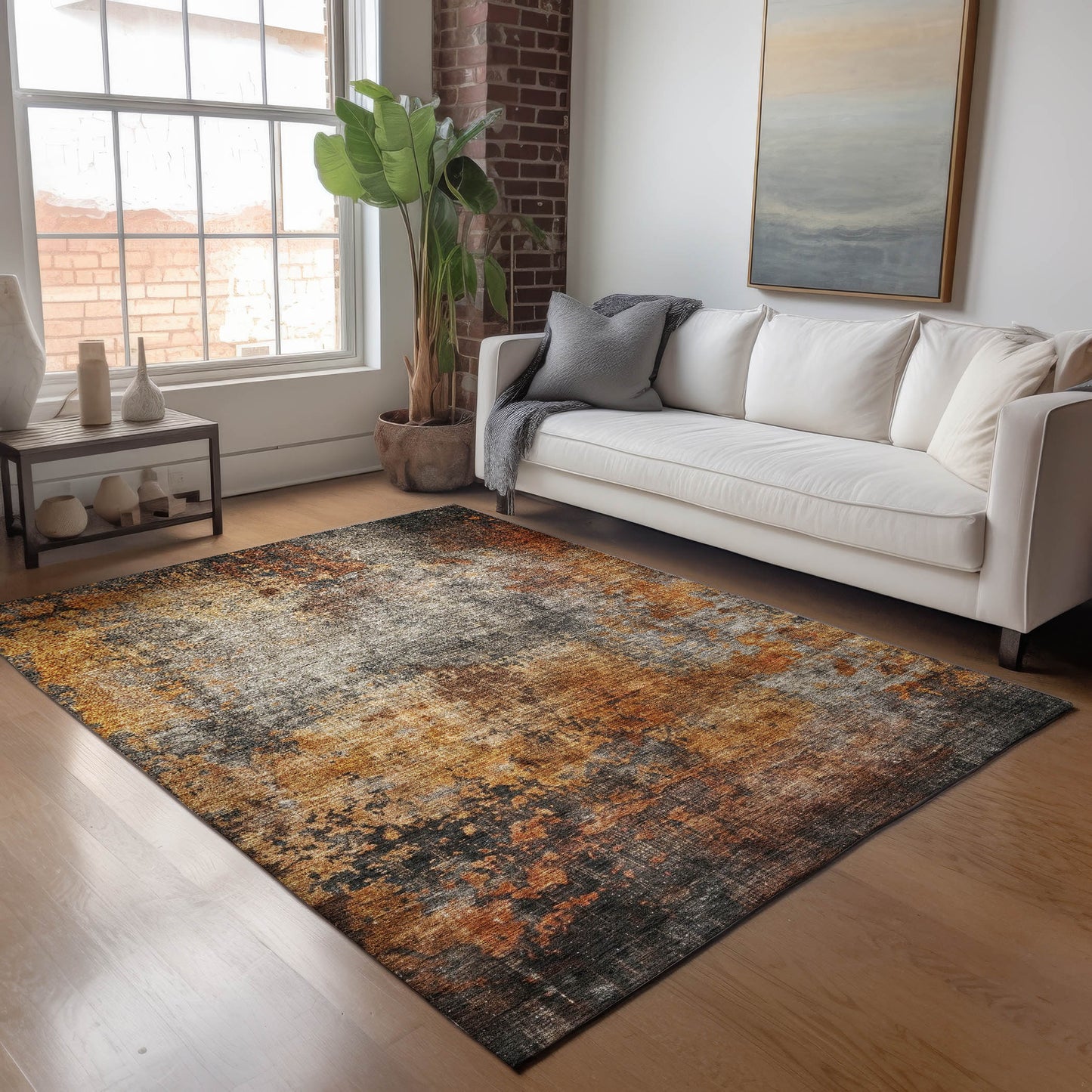 Dalyn Rugs Nouveau  Paprika  Contemporary