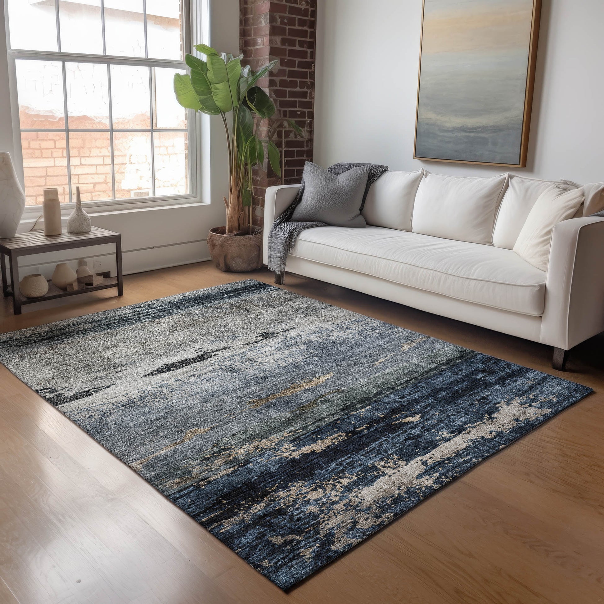 Dalyn Rugs Nouveau  Navy  Contemporary