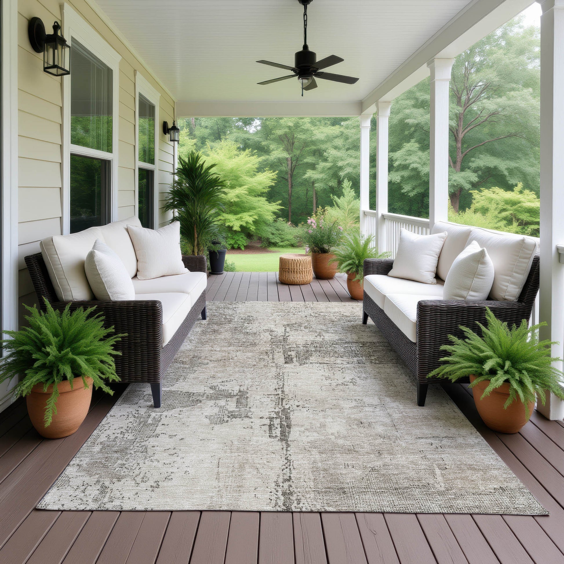 Dalyn Rugs Nouveau  Linen  Contemporary