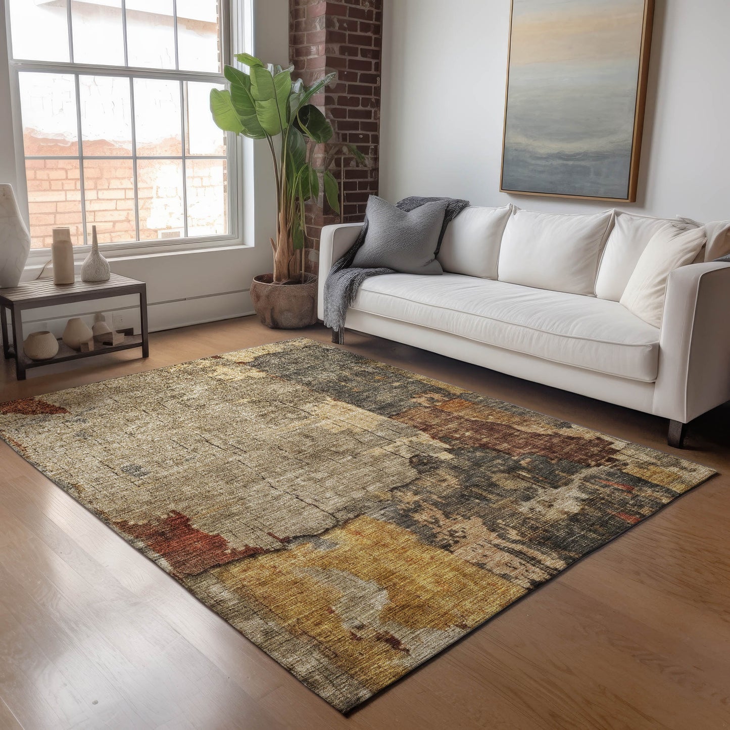 Dalyn Rugs Nouveau  Khaki  Contemporary