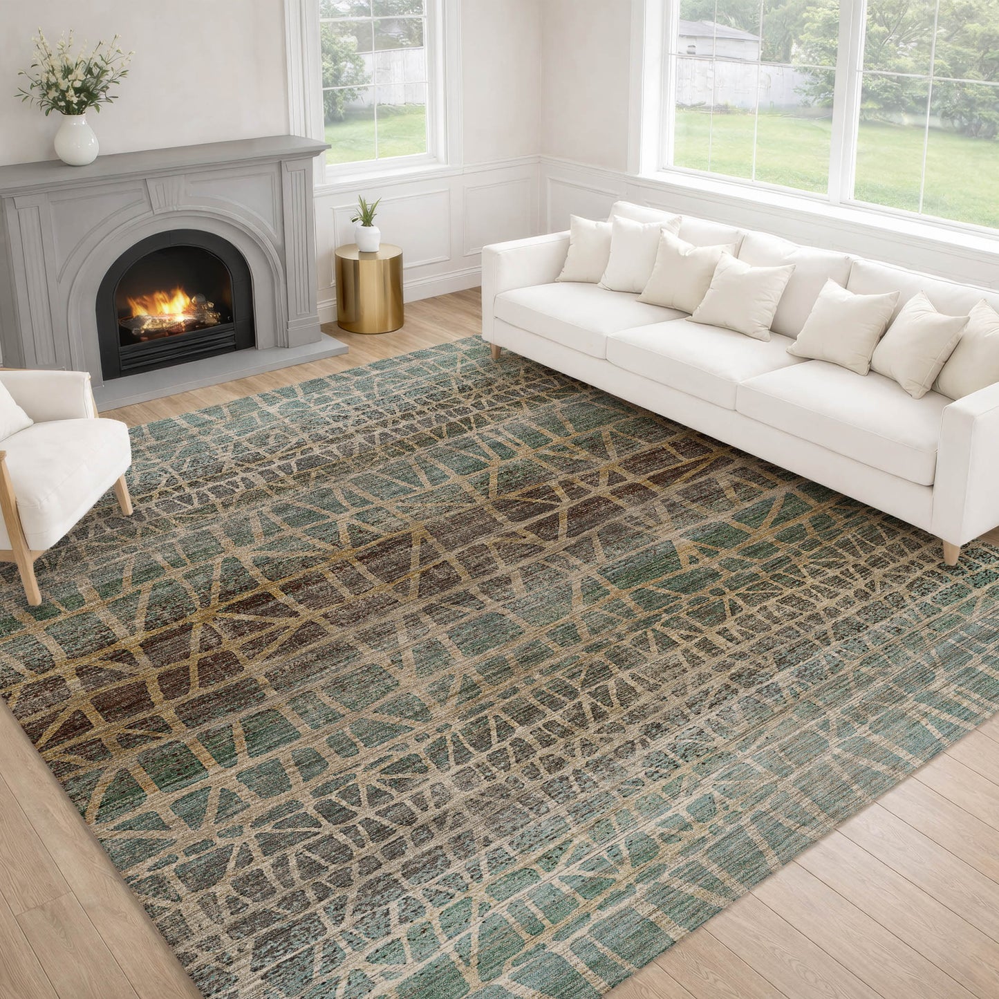 Dalyn Rugs Nexus  Teal  Transitional