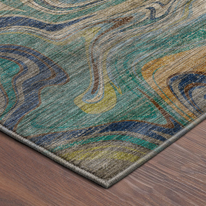 Dalyn Rugs Nexus  Teal  Transitional
