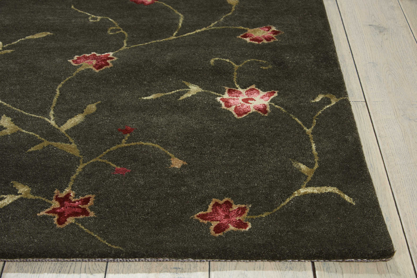 Nourison Home Modern Elegance LH03 Teal Grey Transitional Tufted Rug