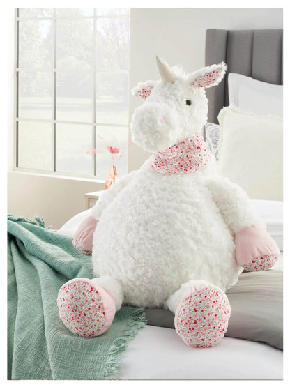 Mina Victory Plush Toy Unicorn Ivory Animal Accent Pieces Rug