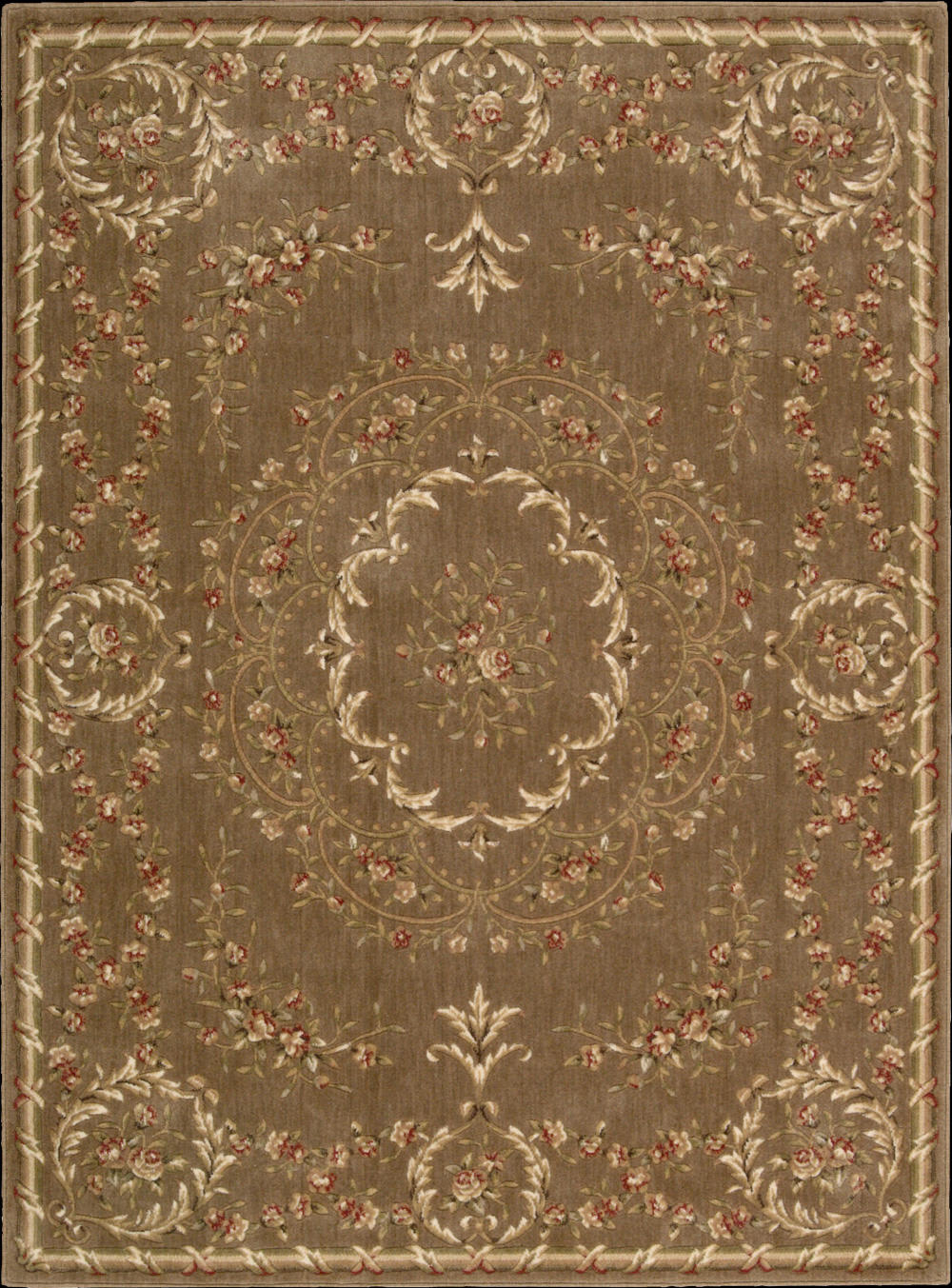 Nourison Home Somerset ST68 Brown  Traditional Machinemade Rug