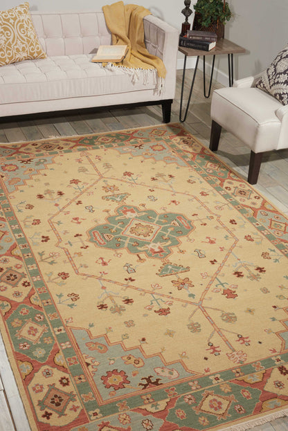 Nourison Home Nourmak S205 Butter Traditional Woven Rug