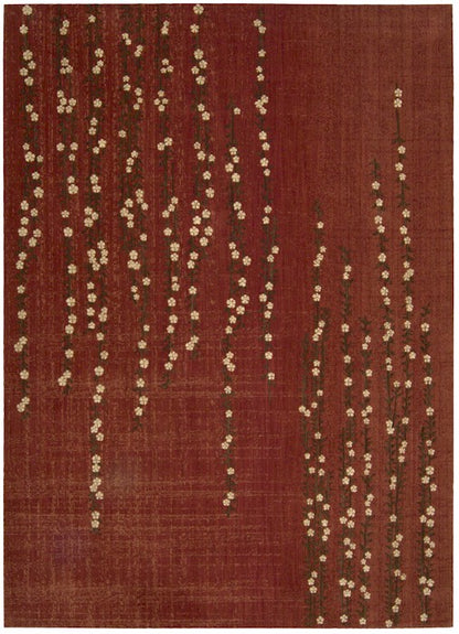 Nourison Home Radiant Impression LK04 Crimson Transitional Loomed Rug