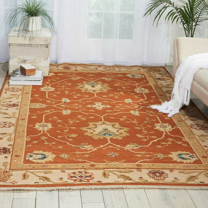 Nourison Home Suf I Noor SF05 Rust  Woven Rug
