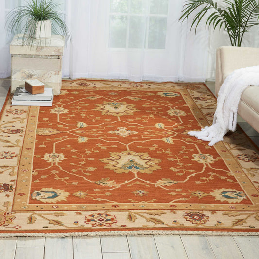 Nourison Home Suf I Noor SF05 Rust  Woven Rug