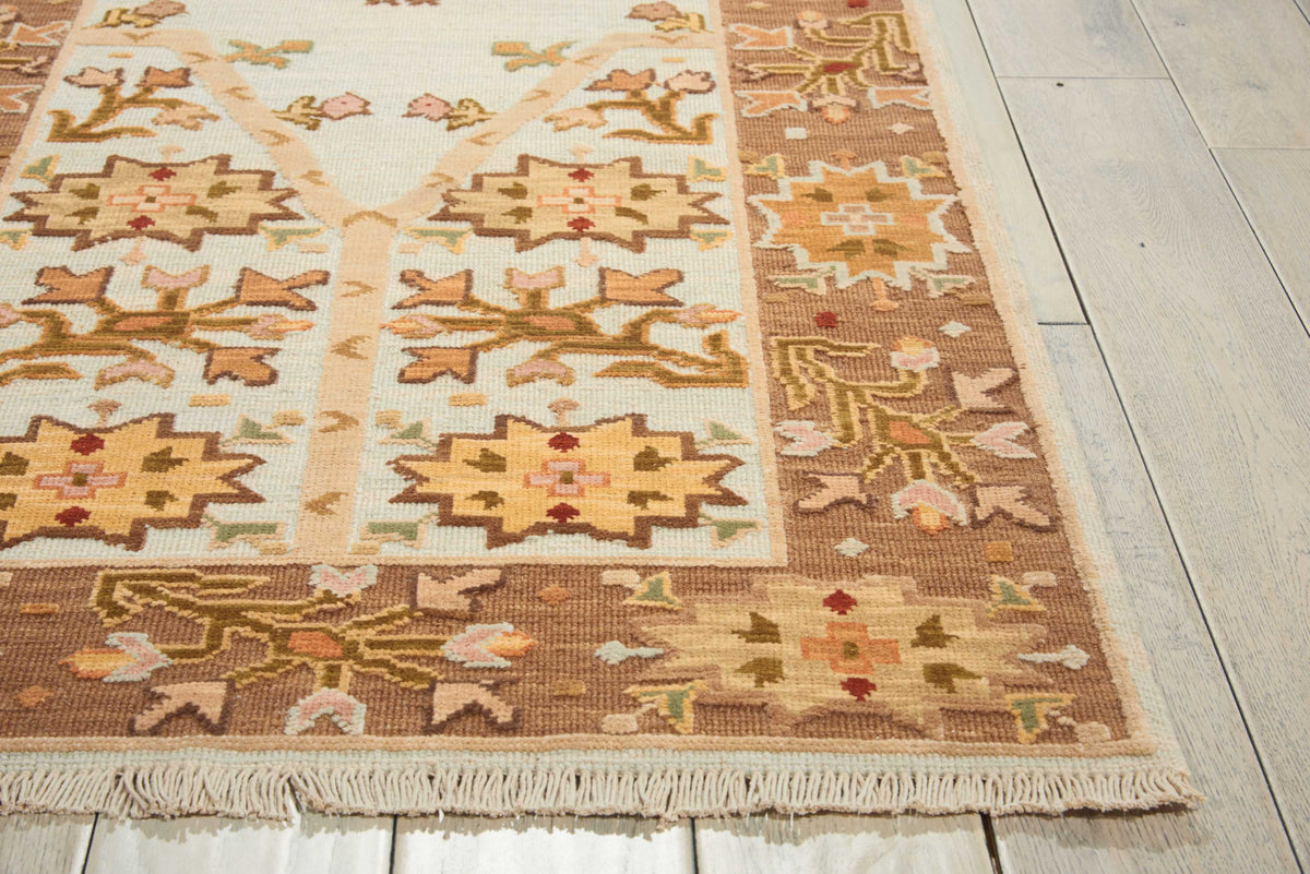 Nourison Home Suf I Noor SF35 Aqua  Woven Rug