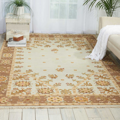 Nourison Home Suf I Noor SF35 Aqua  Woven Rug