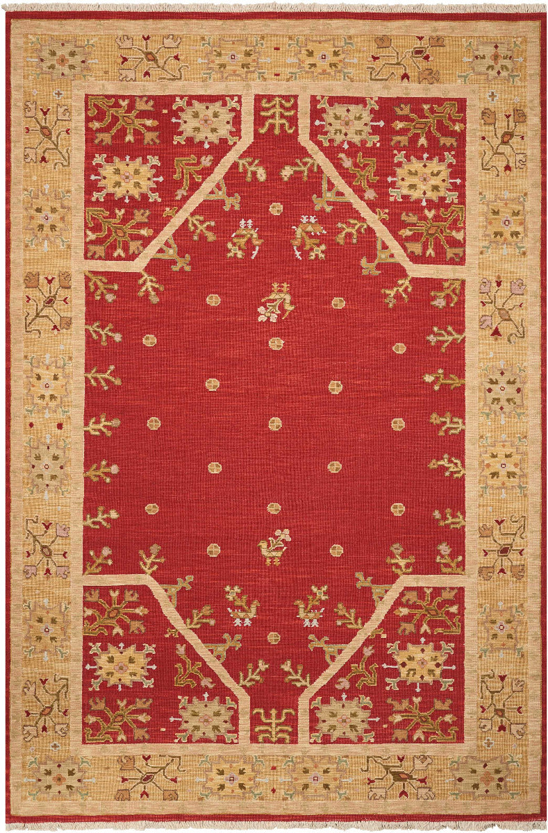 Nourison Home Suf I Noor SF35 Red  Woven Rug