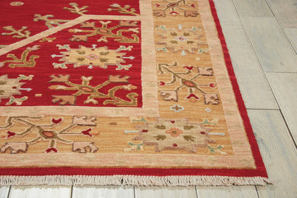 Nourison Home Suf I Noor SF35 Red  Woven Rug