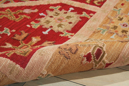 Nourison Home Suf I Noor SF35 Red  Woven Rug