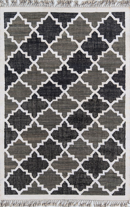 Novogratz California CAL-1 Charcoal Contemporary Hand Woven Rug