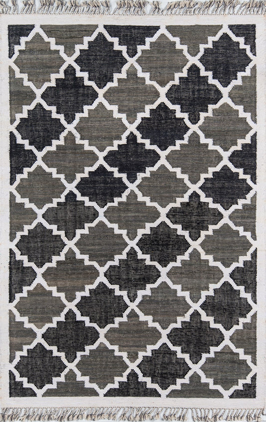 Novogratz California CAL-1 Charcoal Contemporary Hand Woven Rug