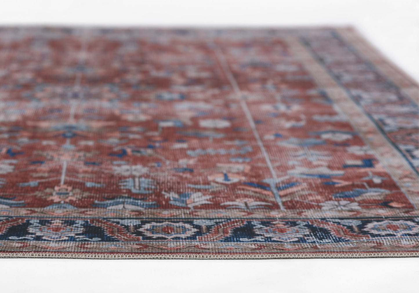 Novogratz Doheny DOH-1 Rust Transitional Machine Made Rug