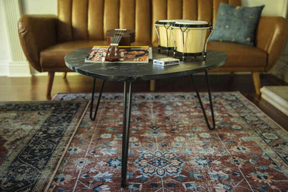 Novogratz Doheny DOH-1 Rust Transitional Machine Made Rug