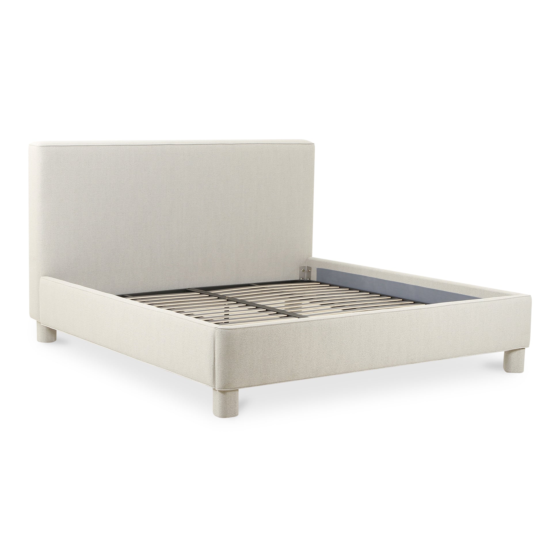 Moes Home Beds Ichigo Grey Modern Furniture